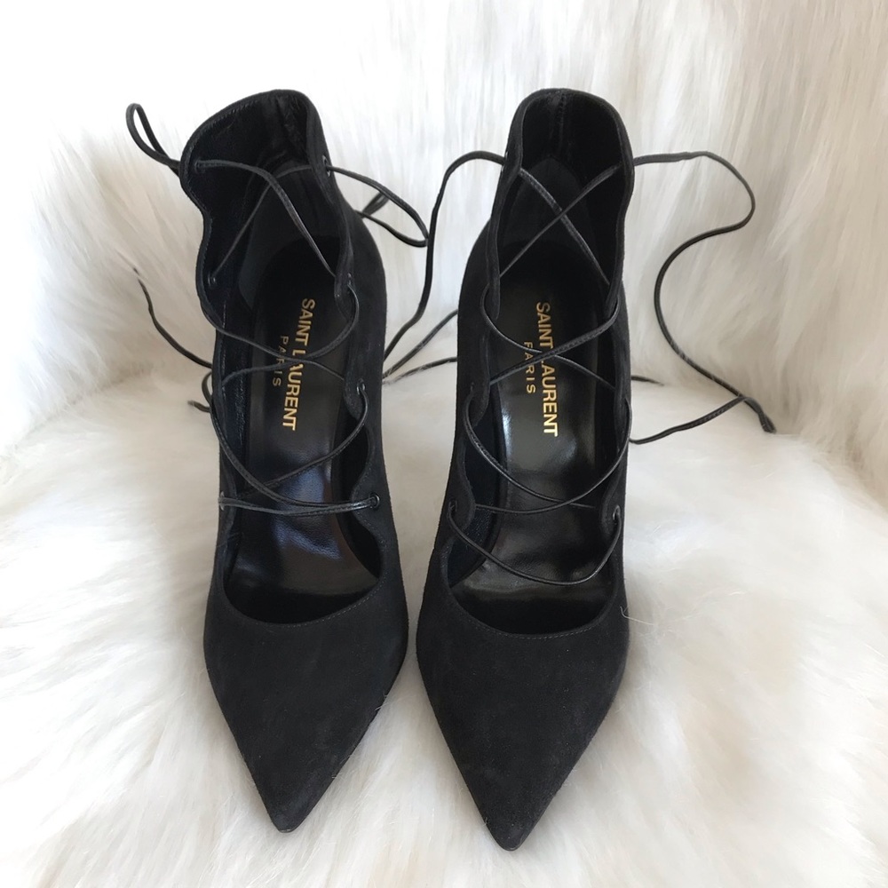 Saint Laurent lace up pump size 36 - Picture 3 of 8
